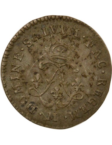 Louis XIV aux Deux L 4 sols Argent 1692 M Toulouse