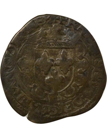 François Ier A la Croisette 1 douzain Billon 1541-1547 E Tours