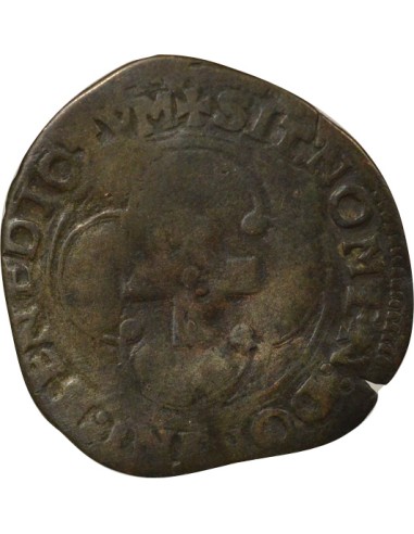 François Ier A la Croisette 1 douzain Billon 1541-1547 E Tours