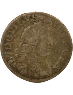 Louis XIV des Traitants 4 sols Argent 1676 Vimy 2