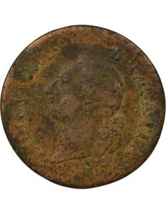 Louis XVI A l'Ecu 1 sol Cuivre 1785 T Nantes 2