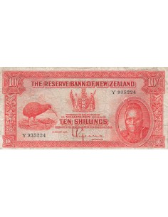 Nouvelle-Zélande 5 Pounds - Tawhiao - 01-08-1934 - P.154 5 pounds 1934