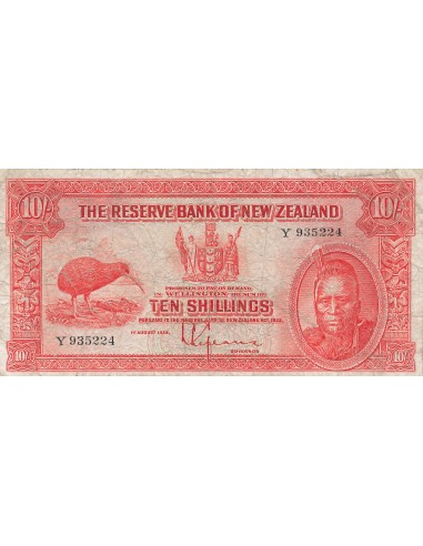 Nouvelle-Zélande 5 Pounds - Tawhiao - 01-08-1934 - P.154 5 pounds 1934