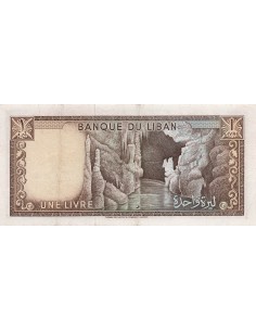 Liban 1 Livre - 1964 - P61a 1 livre 1964 2