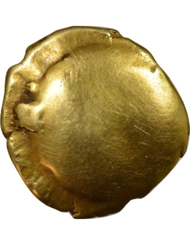 au Bateau & Annelets 1/4 statère Or Ie Siècle Av JC