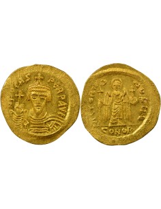 Empire Byzantin Phocas Classe IVa 1 solidus Or 607-610 Constantinople