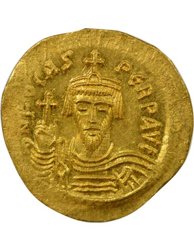 Empire Byzantin Phocas Classe IVa 1 solidus Or 607-610 Constantinople