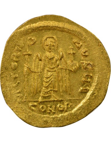 Empire Byzantin Phocas Classe IVa 1 solidus Or 607-610 Constantinople