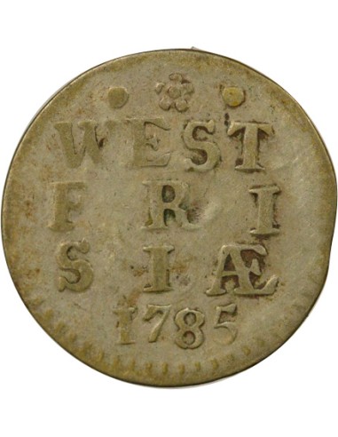 Pays-Bas Frise Occidentale - 2 Stuivers Argent - 1785 Hoorn 2 stuivers Argent 1785 Hoorn