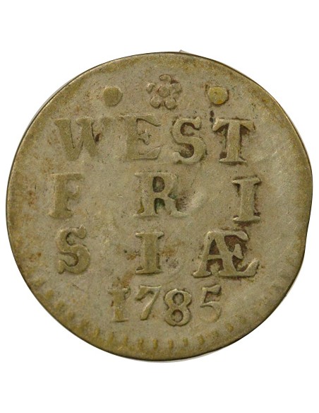 Pays-Bas Frise Occidentale - 2 Stuivers Argent - 1785 Hoorn 2 stuivers Argent 1785 Hoorn