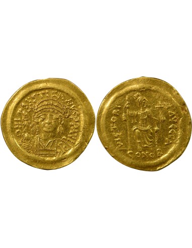 Empire Byzantin Justin II Justin II - Solidus Or - 565 / 578 Constantinople 1 solidus Or 565-578 Constantinople