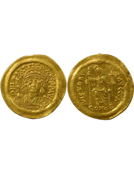 Empire Byzantin Justin II Justin II - Solidus Or - 565 / 578 Constantinople 1 solidus Or 565-578 Constantinople