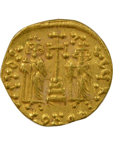 Empire Byzantin Constantin IV Classe IIIc 1 solidus Or 674-681 Constantinople