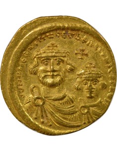 Empire Byzantin Héraclius Heraclius & Heraclius Constantin - Solidus Or 2