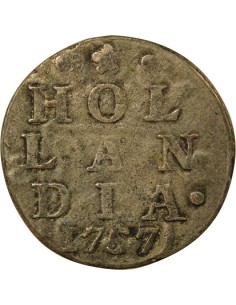 Pays-Bas Hollande - 2 Stuivers Argent - 1757 Dordrecht 2 stuivers Argent 1757 Dordrecht 2