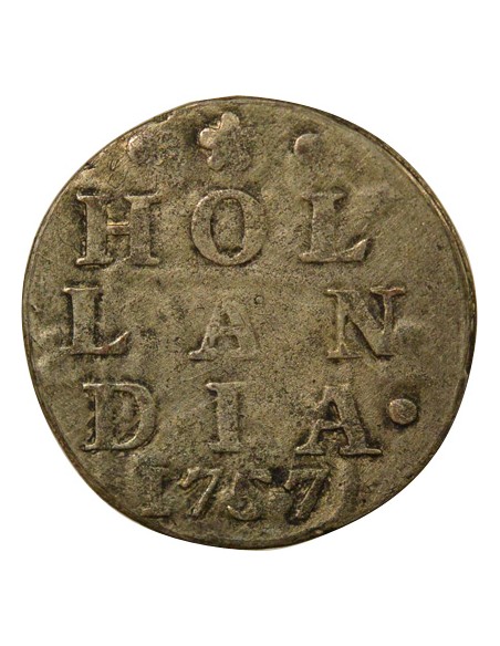 Pays-Bas Hollande - 2 Stuivers Argent - 1757 Dordrecht 2 stuivers Argent 1757 Dordrecht