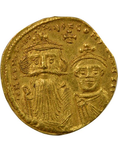 Empire Byzantin Héraclius Classe III 1 solidus Or 629-631 Constantinople