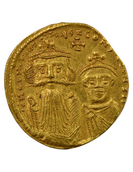 Empire Byzantin Héraclius Classe III 1 solidus Or 629-631 Constantinople