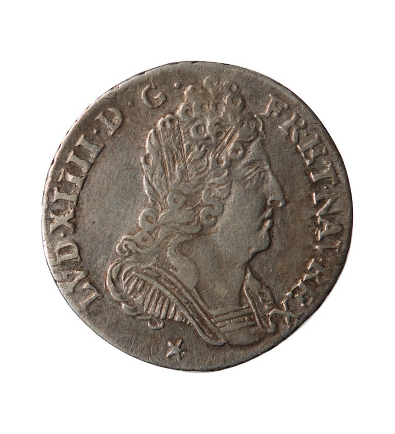 LOUIS XIV - 1/10 ECU AUX 3 COURONNES 1711 N MONTPELLIER