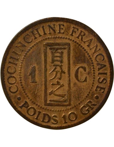 Cochinchine Centième - 1885 A Paris 1 centième Bronze 1885 A - Paris