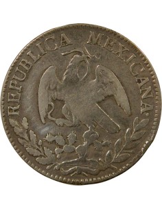 Mexique 2 Reales Argent - 1847 Zs Zacatecas OM Argent 1847 Zs Zacatecas 2