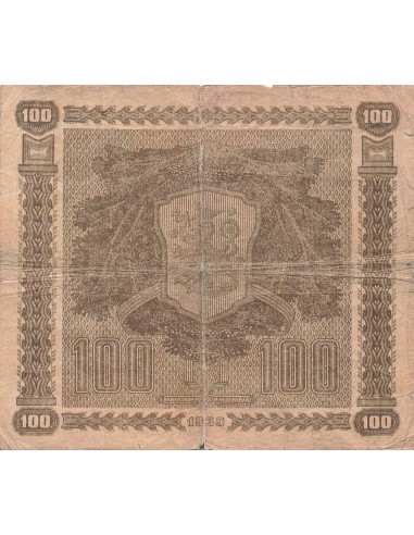 Finlande 100 Markaa - 1939 - P.73 100 marka 1939