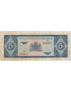Curaçao 5 Gulden - 1943 - P.25 5 gulden 1943 2