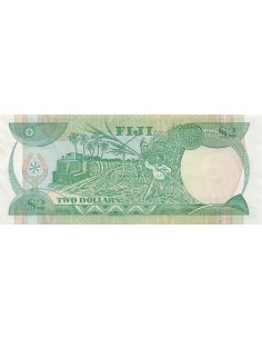 Fidji 2 Dollars - Elisabeth II - ND (1988) - P.87 2 dollars 1988 2