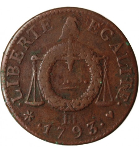 REVOLUTION FRANCAISE, CONVENTION - SOL AUX BALANCES 1793 BB STRASBOURG