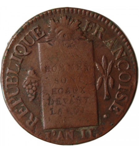 REVOLUTION FRANCAISE, CONVENTION - SOL AUX BALANCES 1793 BB STRASBOURG