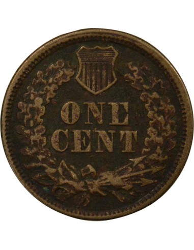 USA Tête d'Indien  1 cent Cuivre-Nickel 1863 Philadelphie