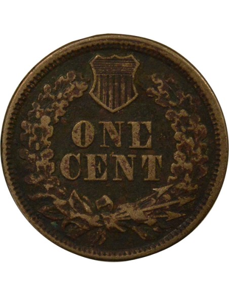 USA Tête d'Indien  1 cent Cuivre-Nickel 1863 Philadelphie