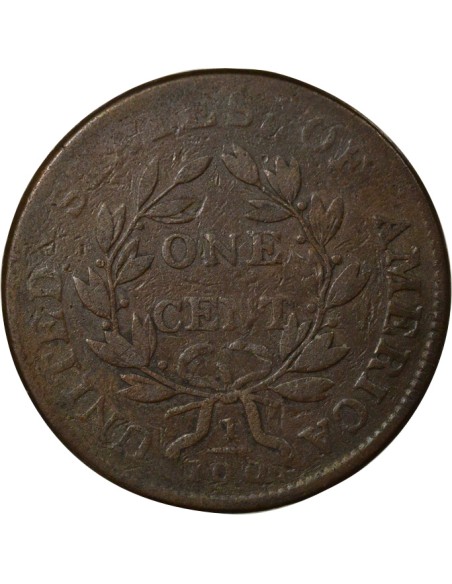 Etats Unis d'Amérique Draped Bust 1 cent Cuivre 1802 Philadelphie