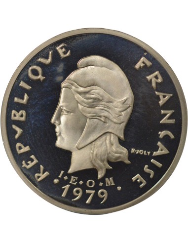 Nouvelles Hébrides Piéfort 20 francs Argent 1979 A Paris