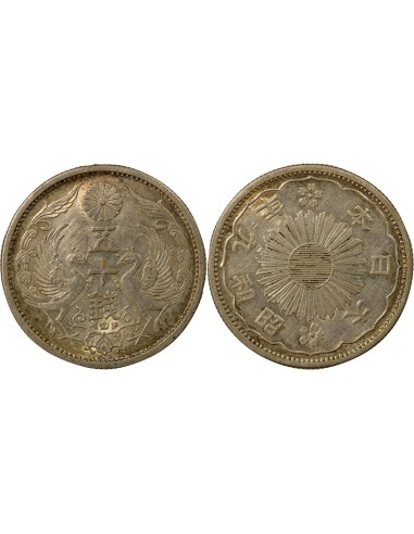 Japon Shōwa Tennō Showa - 50 Sen Argent - An 9 (1934) 50 sen Argent An 9 (1934)