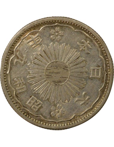 Japon Shōwa Tennō Showa - 50 Sen Argent - An 9 (1934) 50 sen Argent An 9 (1934)