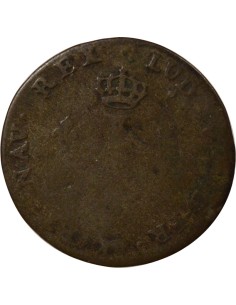 Louis XV aux Deux L couronnés 2 sols Billon 1742 A - Paris 2