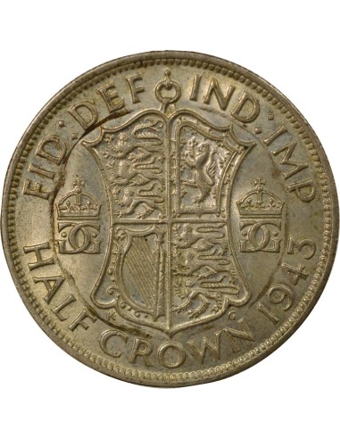 Empereur des Indes George VI - 1/2 Couronne - 1943 Londres 1/2 couronne Billon 1943 Londres