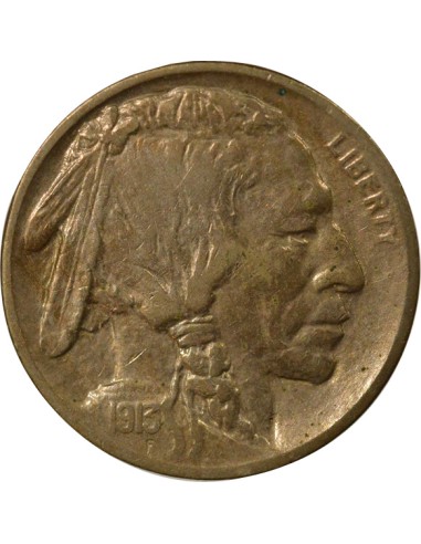 sol surélevé 5 cents Cuivre-Nickel 1913 Philadelphie