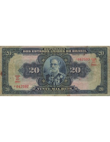 Brésil 20 Mil Reis - ND (1936) - P.48 20 mil reis 1936