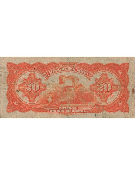 Brésil 20 Mil Reis - ND (1936) - P.48 20 mil reis 1936