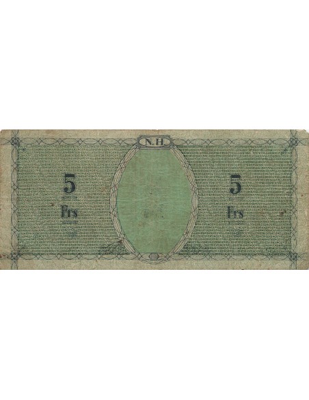 Nouvelles Hébrides 5 francs - ND (1943) - P.1 5 francs 1943