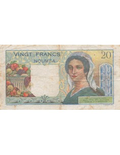 Nle Calédonie 20 Francs - Jeune berger - ND (1951) - P.50a 20 francs 1951 2