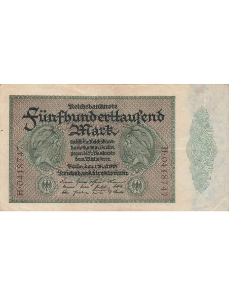 Allemagne 500000 Mark - 01-05-1923 - P.88 500000 mark 1923