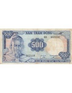 Vietnam du Sud 500 Dong - ND (1966) - P.23 500 dong 1966