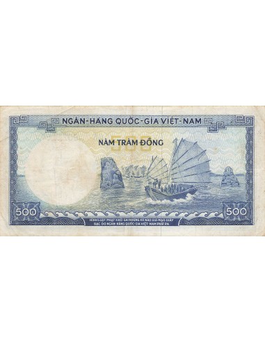 Vietnam du Sud 500 Dong - ND (1966) - P.23 500 dong 1966