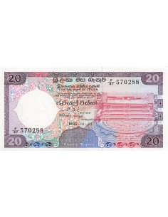 Ceylan 20 Rupees - 01-01-1985 - P.93 20 rupees 1985