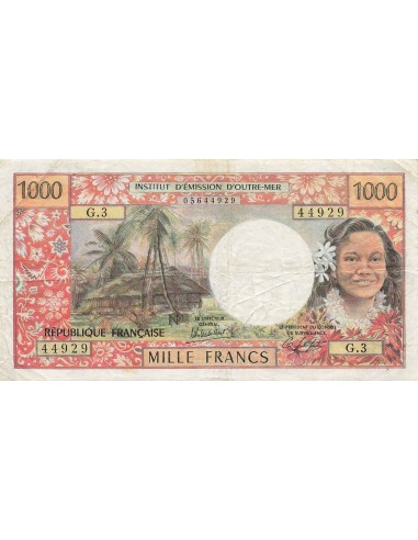 Nle Calédonie 1000 Francs - ND (1983) - P.64b 1000 francs 1983