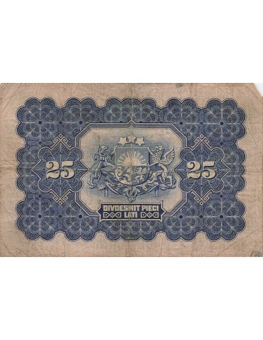 Lettonie 25 Lati - Valdemars - 1928 - P.18 25 lati 1928