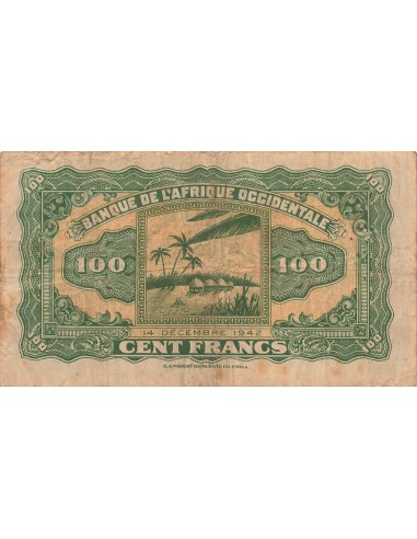 Afrique de l'Ouest 100 Francs - 14-12-1942 - P.31a 25 francs 1942